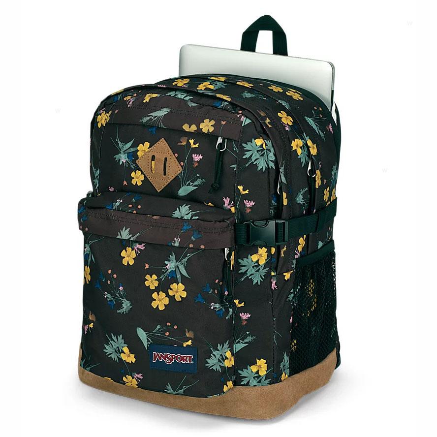 Sac à Dos Scolaire JanSport DARK FLORA BUNDLE Marron | KST-89918735